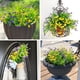 thumbnail image 5 of 9 flores artificiales para exteriores, resistentes a los rayos UV, plantas falsas para exteriores, flores de plástico sintético a granel para colgar macetas, jarrón de porche exterior, decoración de ventanas del hogar (amarillo, morado, verde) Zhivalor CZBG-SY55, 5 of 7
