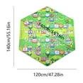 thumbnail image 2 of BallsFHK Children's Hexagonal Princess Tent With Velvet Pad, Baby Children's Game Crawling Mat, Game Blanket, 2 of 4