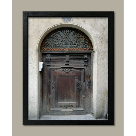 Framed Prague Door IV Durable Window Classy Best Old Vintage Cool Amazing Paris Door (Best Vintage Shops Paris)