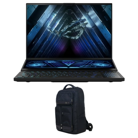 ASUS ROG Zephyrus Duo 16 GX650 GX Gaming/Entertainment Laptop (AMD Ryzen 9 7945HX 16-Core, 16.0in 240Hz Wide QXGA (2560x1600), GeForce RTX 4080, Win 10 Pro) with Atlas Backpack