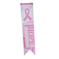thumbnail image 4 of AMLESO 2X Breast Cancer Awareness Pink Hanging Ribbon Flag Banner Party Event Supplies, 4 of 8