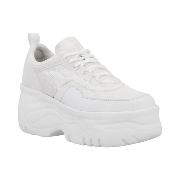 Tenis Mujer Urbanos Ovx Altos Dama Comodos blanco 24 OVX 2455