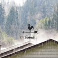 thumbnail image 4 of Rooster Weather Vane - Retro Cockerel Weathervane Silhouette - Decorative Wind Direction Indicator, 4 of 5