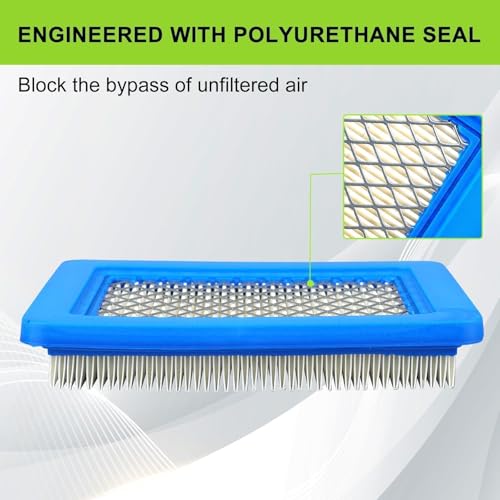 491588S Flat Air Filter Cartridge for 491588 399959 4915885 625-675 Series 3.5-6.5 HP Troy-Bilt TB110 TB230 TB210 Lawn Mower Parts 12PCS