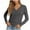 Dark Gray, variant on LYXSSBYX Knitted Cardigan Sweater Women Button Down Lightweight Hoodless Outwear Long Sleeve Solid Color V-Neck Casual Cardigans Tops
