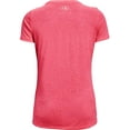 thumbnail image 6 of Under Armour Women's Heat Tech -Twist Quick Dry Workout T-Shirt, 1277206 (Pink & Silver, XS), 6 of 7