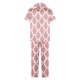 thumbnail image 4 of Sexy Pijama Conjunto para las Mujeres Impreso Bolsillo Pantalones de Manga Corta, Traje Suelto Casual para el Hogar Y el Salón, 4 of 9