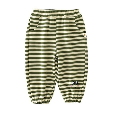 

WUXIAN Toddler Baby Girls Fall Split Suit Baby Boys Cute Autumn Outfit Child Striped Sweatpants Infants Trousers Leisure Dailywear