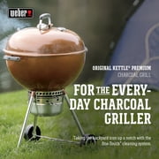 Weber Original Charcoal Grill, 22 Inch Premium Kettle Charcoal Grill, Copper