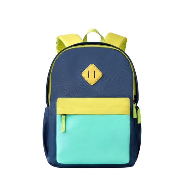 Nice Choice Toddler Mini Backpack for Boys Girls, Outdoor Lightweight Kindergarten Preschool Elementary School Backpack Bag for Little Kids Child,Travel & Everyday Use(12inch, Blue-Yellow)