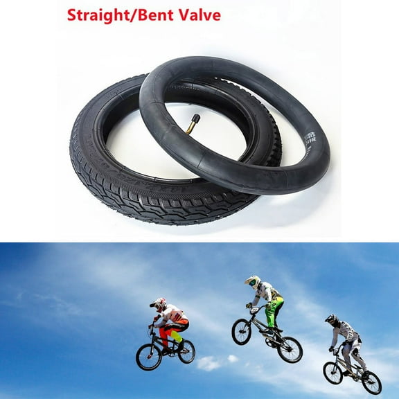 1 Pcs Black 14x2.125/57-254 Mountain Bike Bent Valve Inner Tube Off Road Tyres Replacement Accessories