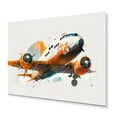 thumbnail image 2 of Designart "Airplane Soaring in the Sky" Transportation Train Metal Wall Art Prints, 2 of 5