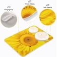 thumbnail image 4 of FREEAMG Dish Drying Mat Big Sunflower Absorbent Dry Mats for Dishes Draining Pad for Kitchen Countertop 16" x 18", 4 of 7