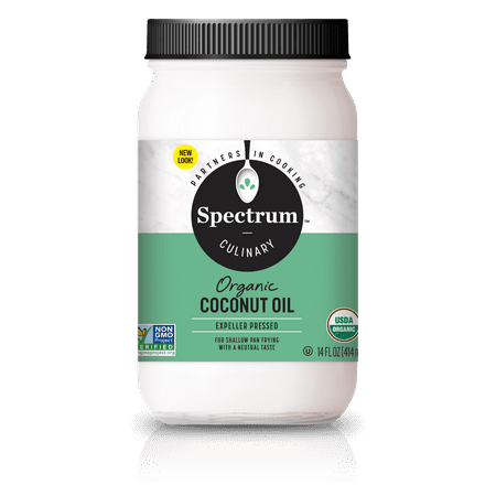 Spectrum Culinary Organic Refined Coconut Oil, 14 Ounce (Best Natural Coconut Oil)