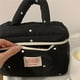 thumbnail image 4 of Bolsa de maquillaje acolchada con cremallera para artículos de tocador de moda de algodón para mujeres y niñas, 4 of 9