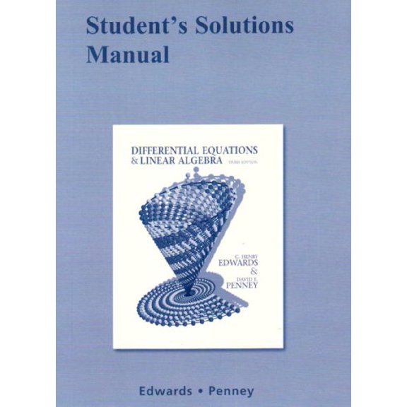 Pre-Owned Student Solutions Manual for Differential Equations and Linear Algebra (Paperback) 0136054277 9780136054276