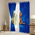 thumbnail image 3 of Feelyou Cartoon Dalmatian Lover Blackout Curtains Set of 2 (52x84 Each), Cute Dog Butterfly Window Curtains, Modern Oil Printing Curtains and Drapes, Living Room Curtains Decor, 3 of 6
