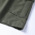 thumbnail image 4 of KPOPLK Mens Cotton Linen Shorts Casual Drawstring 7inch Inseam Shorts Stretch Summer Beach Wear Size L,AG, 4 of 9
