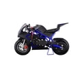 thumbnail image 2 of Go Bowen G00001-B Gas 40CC Pocket Bike - Blue and Black, 2 of 5