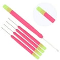 thumbnail image 4 of Plastic Hair Extension Crochet Hooks for Hair Easy to Use, Ergonomic Handle Set of 5 Crochet  Suitable for Braiding, Dreadlocks, and Crafts Hair Decoration for, 4 of 7