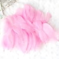 thumbnail image 1 of Plumas rosas para manualidades, 300 piezas de plumas artesanales a granel para bodas, fiestas en casa, suministros para atrapasueños y manualidades (rosa claro), 1 of 5