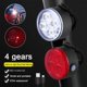thumbnail image 2 of Luces delanteras y traseras para bicicleta, carga USB, juego de cuatro luces delanteras y traseras, equipo para andar en bicicleta de montaña, 2 of 5