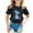 Black, variant on Girls Cute Graphic Kids T-Shirt Short Sleeve Tshirts Cartoon Ocean Tee Tops, Blue, 12-13 Years