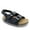 Black, variant on Bearpaw Women's Brooklyn Toddler Sandals