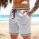 thumbnail image 1 of WILLBEST Pantalones Cortos Casuales para Hombre, para Uso Diario, Ocio y Compras, Diseño Elegante con Estampado de Letras, Tejido Elástico Cómodo para Los Días de Verano., 1 of 4