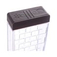 thumbnail image 3 of Tarros de especias de plástico, saleros transparentes, recipientes de almacenamiento con bandeja y 2 tipos de orificios de salida, juego de 6, 3 of 8