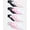 Pinks, White, Greys & Black, variant on No Boundaries Low Cut Socks, 20-Pack, Women's