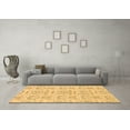 thumbnail image 3 of Ahgly Company Indoor Rectangle Abstract Brown Modern Area Rugs, 2' x 4', 3 of 4