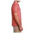 thumbnail image 3 of Yellow Rooster Mens Short Sleeve Gingham Polo Shirt Rich Red/ White XL, 3 of 7