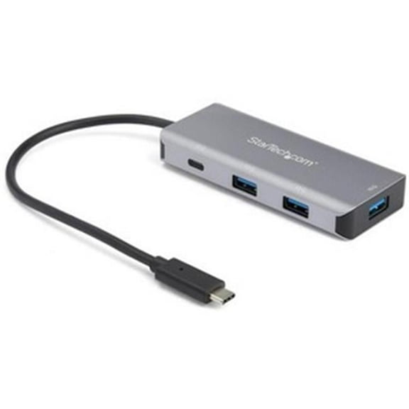 4 -Port USB-C Hub 10 Gbps with 9.8 in. Attached Host Cable - 3x USB-A & 1x USB-C