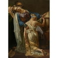 thumbnail image 3 of Merry-Joseph Blondel 14x18 Black Modern Framed Museum Art Print Titled - Hecuba and Polyxena (After 1814), 3 of 5