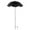 Black, variant on Uxgjfwu Garden Sun Umbrella, 50" Plant Stake Shade Cover for Potted Flowers, Outdoor Rain Protection Canopy