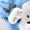 thumbnail image 3 of KYAIGUO 2PCS Toddler Infant Boys Autumn Sweatshirt Outfit Baby Girls Long Sleeve Turtleneck Sweatshirt Sweatpants Set 5M-5T Winter Fleece T-Shirt Top Pants Set, 3 of 8