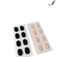 thumbnail image 1 of Almohadillas nasales para anteojos Almohadillas nasales de esponja EVA suave Cómodas Sin hendiduras Sin maquillaje Sin aumento de altura para anteojos Marco de ojos Almohadillas nasales, 1 of 5