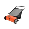 thumbnail image 2 of 26 Inch Push Lawn Sweeper – Heavy Duty Yard Leaf Sweeper with 4 Spinning Brushes, 7 Cu. Ft. Collection Bag, Adjustable Height Manual Grass & Debris Sweeper for Lawn, Patio & Driveway, 2 of 21