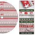 thumbnail image 6 of Christmas Tree Skirt,Red and White Christmas Striped Pattern Christmas Tree Decor with Red Ribbon Ties,Round Shape,Christmas Decorations for Home 48"x48", 6 of 7