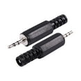 thumbnail image 2 of 6pcs 2.5mm Stereo Male Plug Jack DIY Solder Headphones Audio Connector, 2 of 5