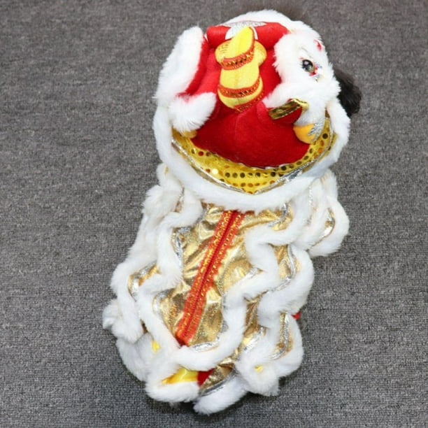 Dog costume lion dance sales