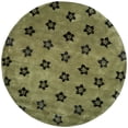 thumbnail image 4 of SAFAVIEH Soho Liam Floral Wool Area Rug, Sage/Black, 3'6" x 5'6", 4 of 10