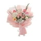 thumbnail image 5 of Ramo de flores de ganchillo terminado, flores artificiales, decoración del hogar, hecho a mano, tejido Rosa, 5 of 9