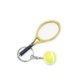 thumbnail image 1 of Naiovety 6 piezas simulación raqueta de tenis llaveros deporte moda colgante decoración llavero accesorios esposa verde Decoración del hogar Oro Naiovety HA011953-03, 1 of 5