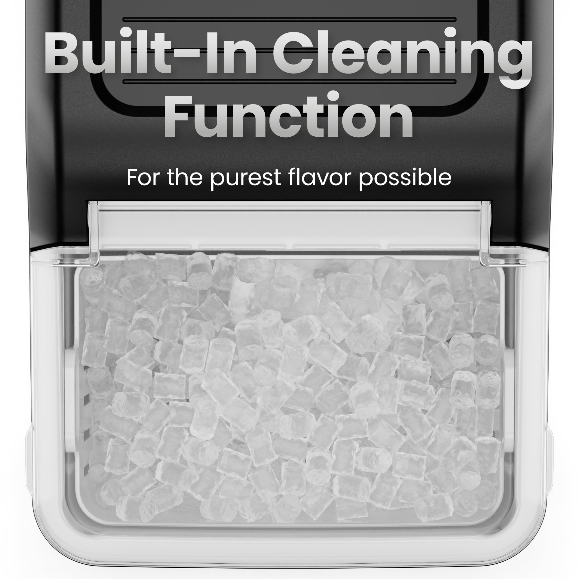 Iceman by Chefman Compact Nugget Ice Maker Machine, 26 lb in 24 Hours, Ice in 6 Minutes - Black