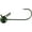 Green Pumpkin, variant on Big Bite Baits Fintwist Gamakatsu 1/16oz Shaky Head Jighead Black