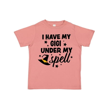 

Inktastic I Have My Gigi Under My Spell with Cute Witch Hat Gift Toddler Boy or Toddler Girl T-Shirt