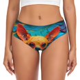 thumbnail image 1 of Balery Colorful Textured Chihuahua Ropa Interior de Algodón para Mujer con Dibujo – Braguitas Cómodas y Elásticas, Estilo Clásico-Medium, 1 of 6