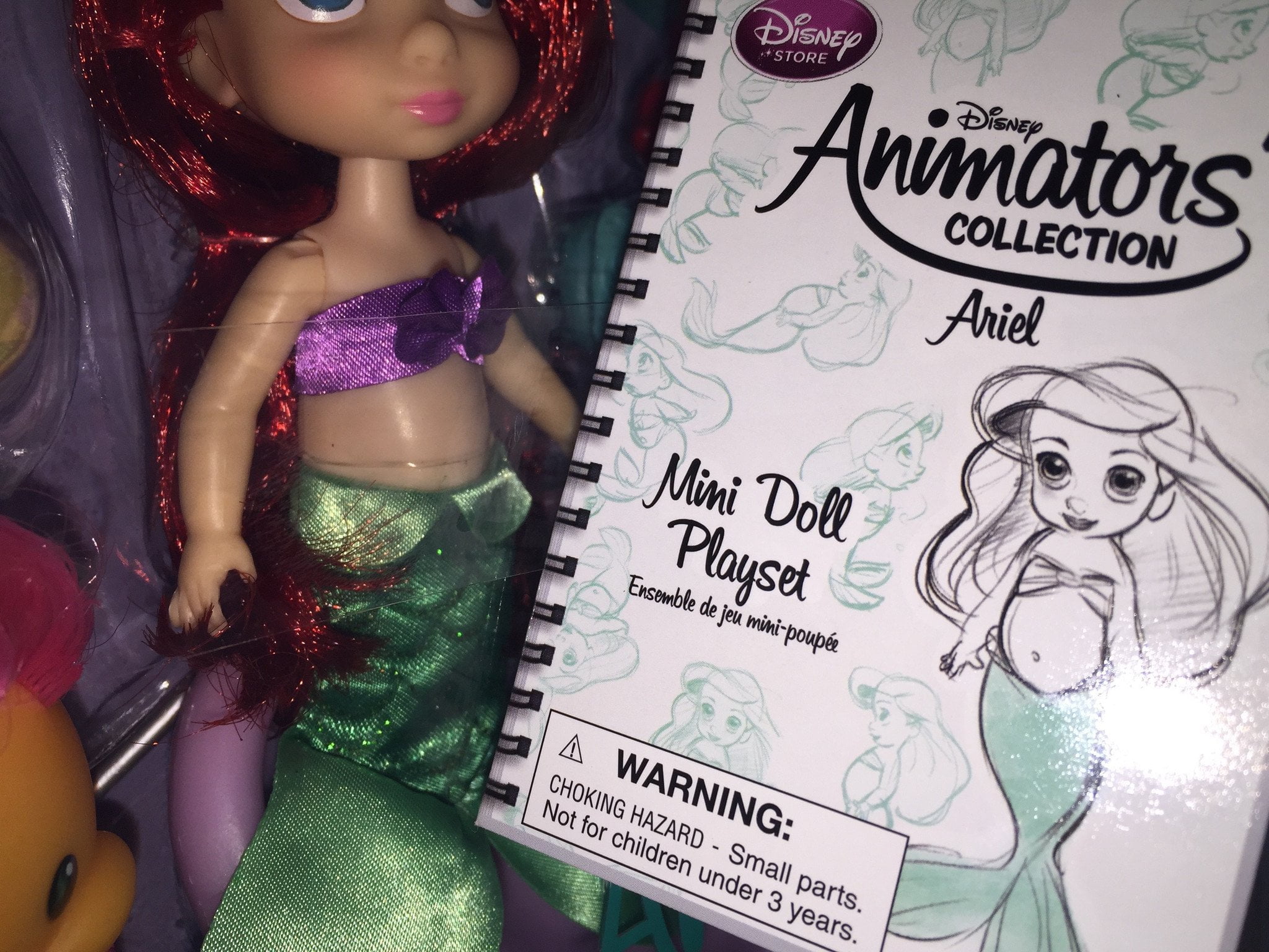 ariel mini doll playset
